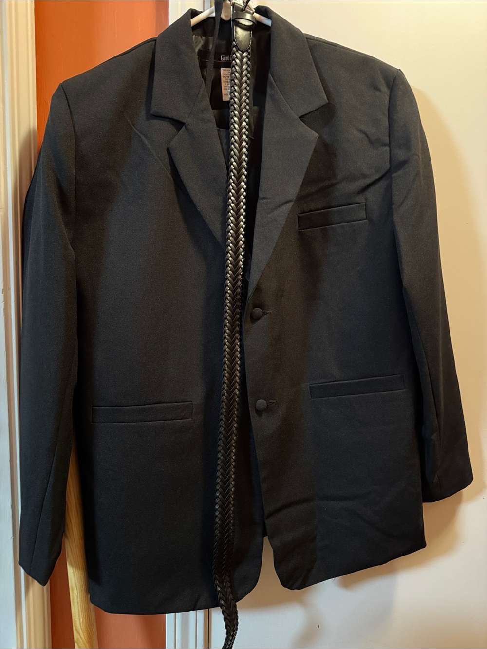 Kids Black Dress Suit with Jacket, vest, pants & Tie… and bonus belt!